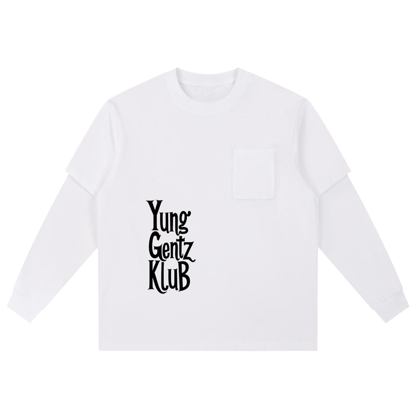 Layered Long Sleeve Oversized Tee