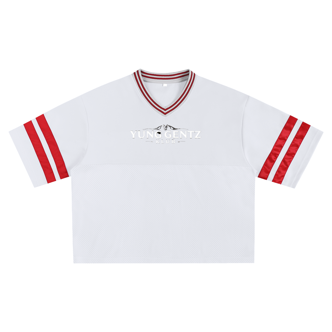 Taped Mesh Boxy T-shirt
